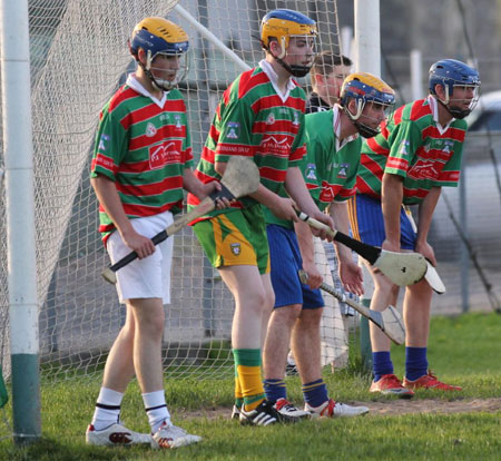 Action from the minor hurling championshiop game against Burt.