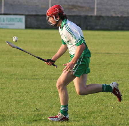 Action from the minor hurling championshiop game against Burt.