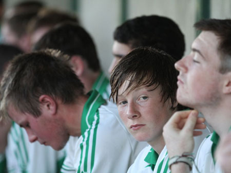 Action from the minor hurling championshiop game against Burt.