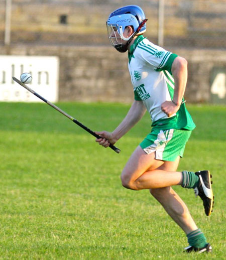 Action from the minor hurling championshiop game against Burt.