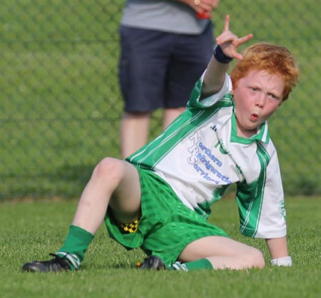 Action from the under 8 blitz in Belleek.