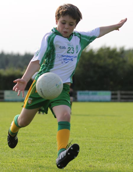 Action from the under 8 blitz in Belleek.