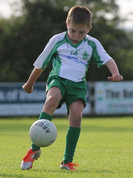 Action from the under 8 blitz in Belleek.