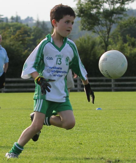 Action from the under 8 blitz in Belleek.