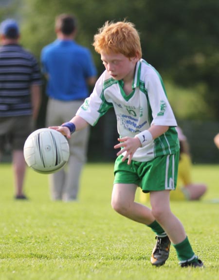 Action from the under 8 blitz in Belleek.