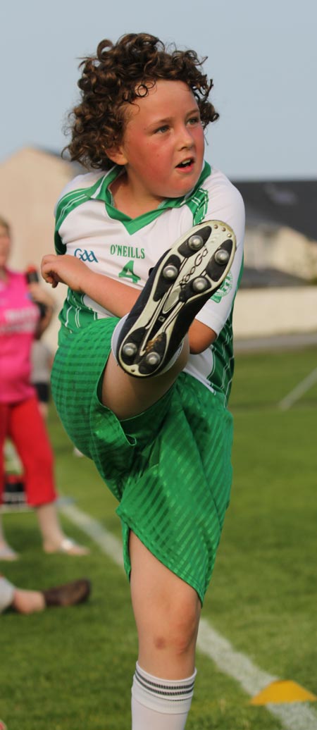 Action from the under 8 blitz in Belleek.