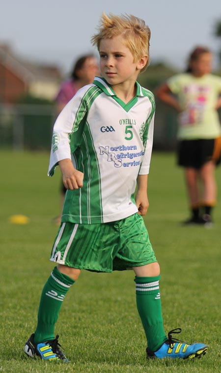 Action from the under 8 blitz in Belleek.