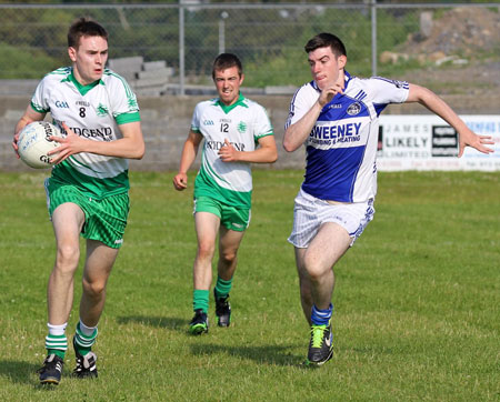 Action from the division 3 senior reserve game against Fanad Gaels.