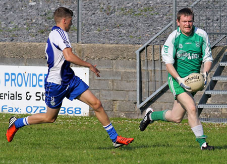 Action from the division 3 senior reserve game against Fanad Gaels.