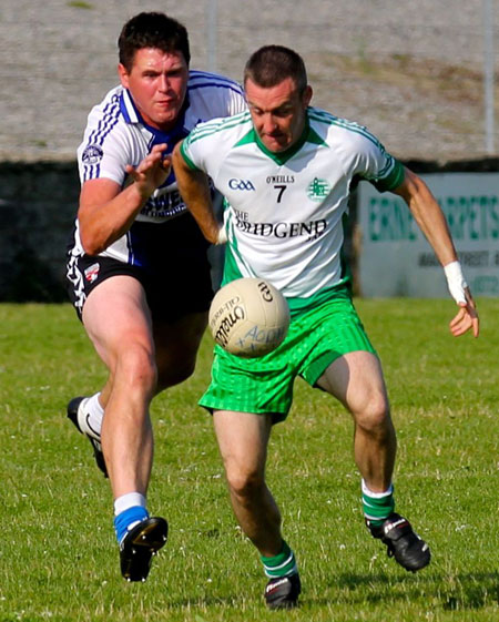 Action from the division 3 senior reserve game against Fanad Gaels.