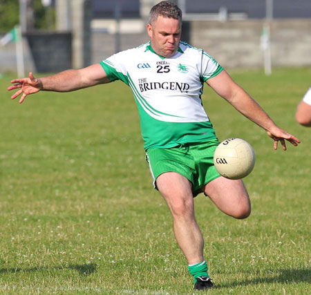 Action from the division 3 senior reserve game against Fanad Gaels.