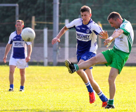 Action from the division 3 senior reserve game against Fanad Gaels.