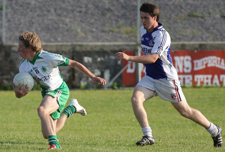 Action from the division 3 senior reserve game against Fanad Gaels.