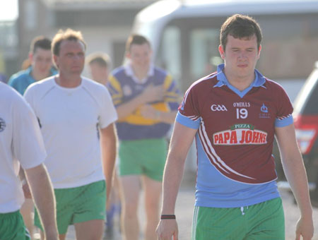 Action from the division 3 senior game against Fanad Gaels.