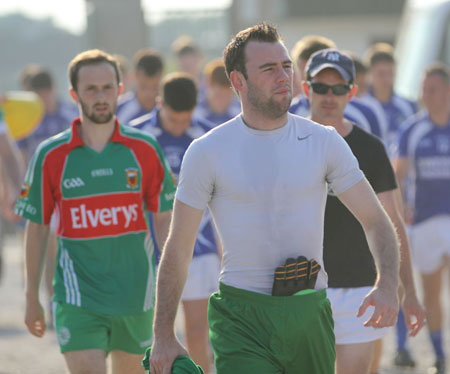 Action from the division 3 senior game against Fanad Gaels.