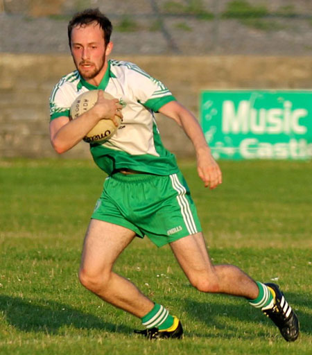 Action from the division 3 senior game against Fanad Gaels.