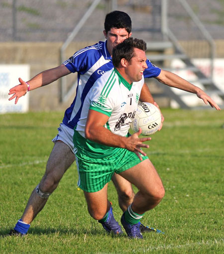 Action from the division 3 senior game against Fanad Gaels.