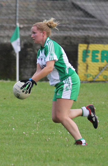 Action from the ladies senior match between Aodh Ruadh and Drumcliffe Rosses Point.