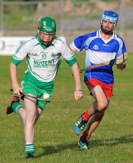 Action from the under 16 clash between Aodh Ruadh and Carndonagh.