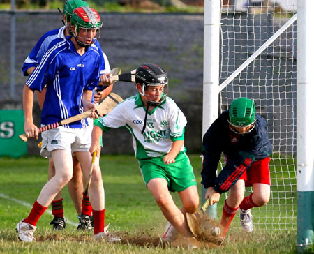 Action from the under 16 clash between Aodh Ruadh and Carndonagh.