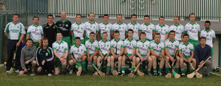 Action from the senior hurling championship game against MacCumhaill's.