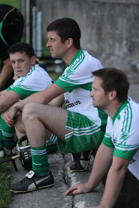 Action from the senior hurling championship game against MacCumhaill's.