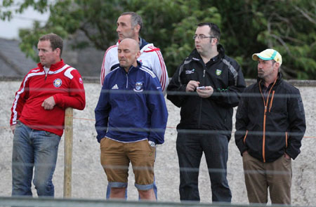 Action from the senior hurling championship game against MacCumhaill's.