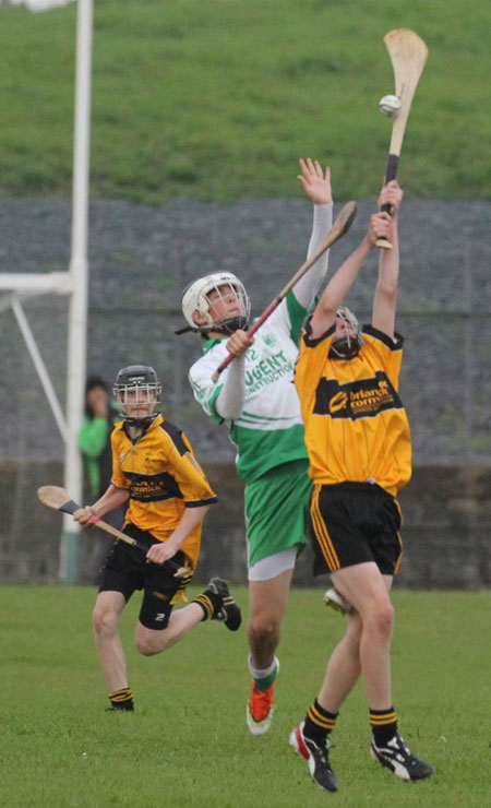 Action from the under 16 clash between Aodh Ruadh and Saint Eunan's.