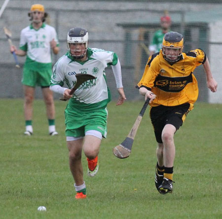 Action from the under 16 clash between Aodh Ruadh and Saint Eunan's.