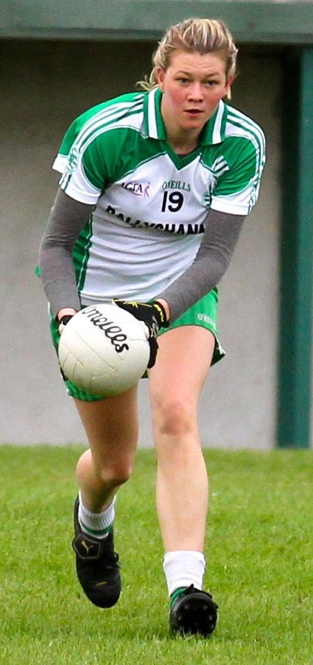 Action from the ladies senior match between Aodh Ruadh and Glencar Manorhamilton.