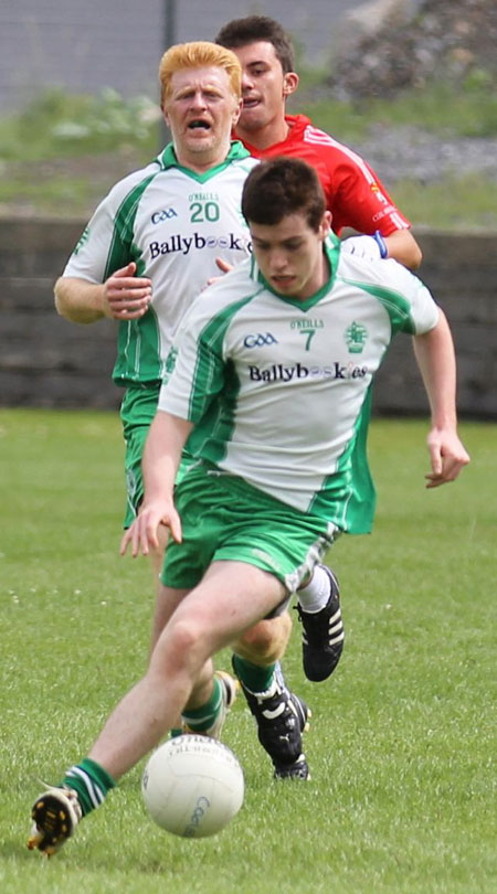 Action from the challenge game against Coolera Strandhill.