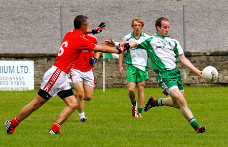 Action from the challenge game against Coolera Strandhill.