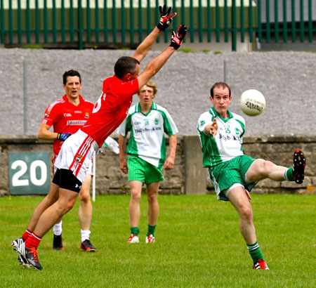 Action from the challenge game against Coolera Strandhill.