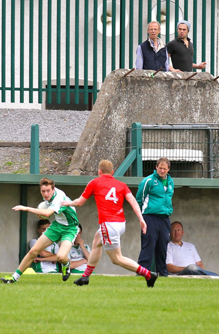 Action from the challenge game against Coolera Strandhill.