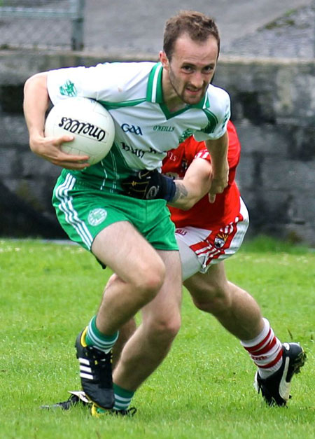 Action from the challenge game against Coolera Strandhill.