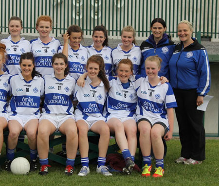 Action from the ladies senior championship match between Aodh Ruadh and Glencar Manorhamilton.