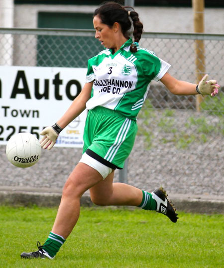 Action from the ladies senior championship match between Aodh Ruadh and Glencar Manorhamilton.