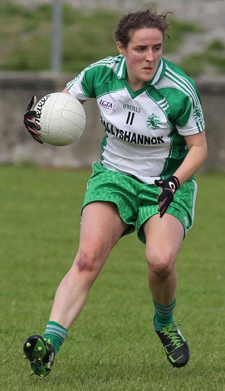 Action from the ladies senior championship match between Aodh Ruadh and Glencar Manorhamilton.