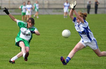 Action from the ladies senior championship match between Aodh Ruadh and Glencar Manorhamilton.