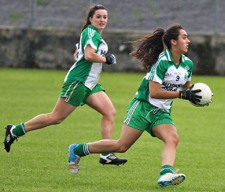 Action from the ladies senior championship match between Aodh Ruadh and Glencar Manorhamilton.