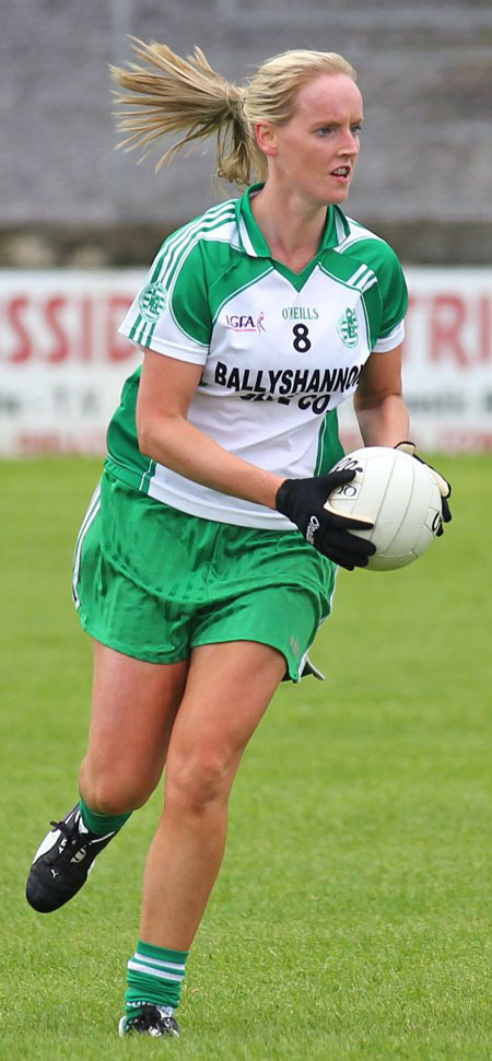 Action from the ladies senior championship match between Aodh Ruadh and Glencar Manorhamilton.