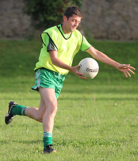 Action from the recreational football.