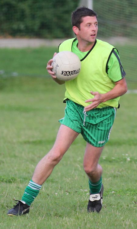 Action from the recreational football.