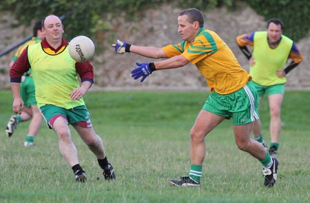 Action from the recreational football.