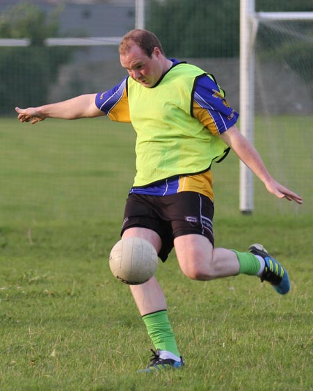 Action from the recreational football.