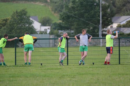 Action from the recreational football.