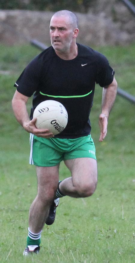 Action from the recreational football.