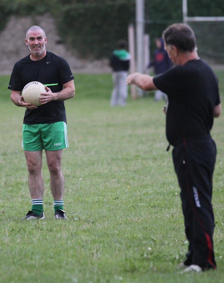 Action from the recreational football.