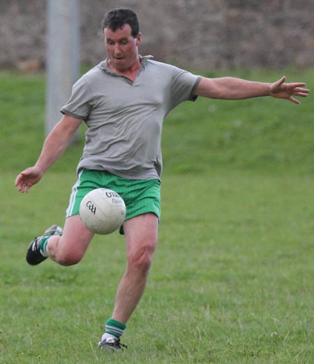 Action from the recreational football.