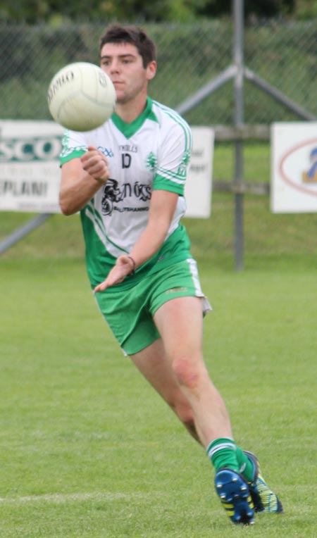 Action from the intermediate championship game between Aodh Ruadh and Buncrana.